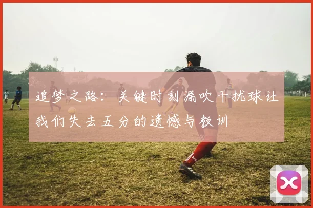 追梦之路：关键时刻漏吹干扰球让我们失去五分的遗憾与教训